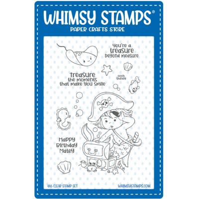 Whimsy Stamps Stempel - Mermaid Kids Boy